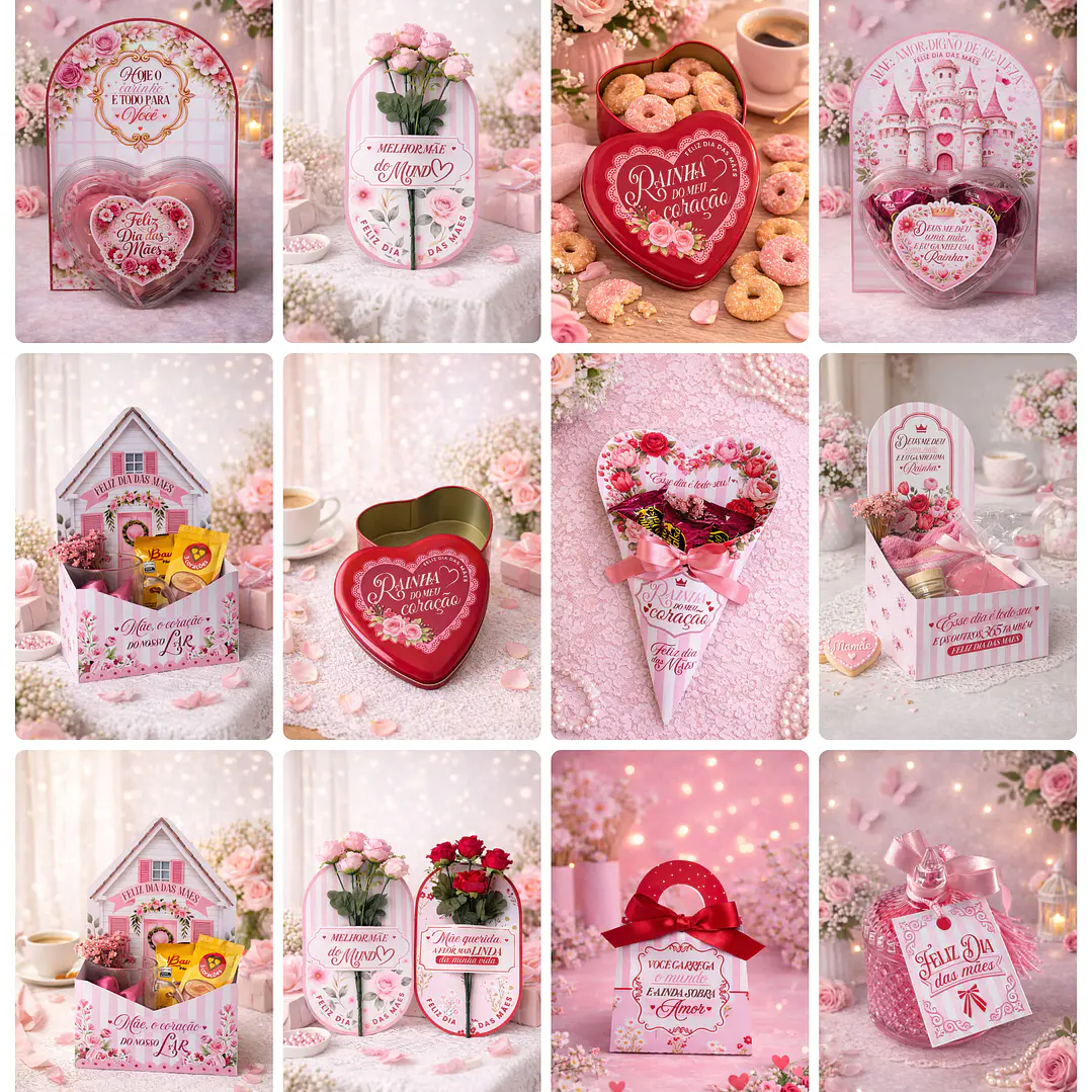 Arquivos de Corte Completo Mimos Dia das Mães Arquivo em Pdf 7