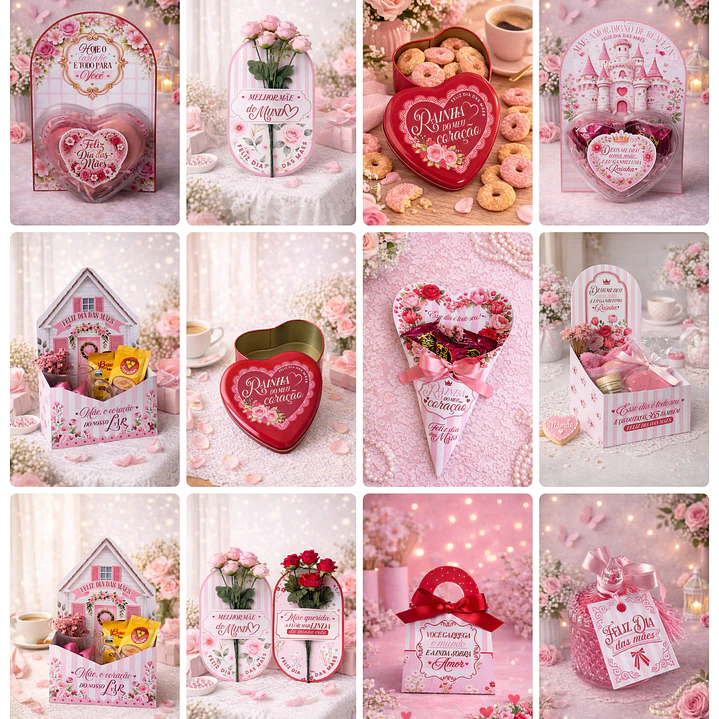 Arquivos de Corte Completo Mimos Dia das Mães Arquivo em Pdf 7