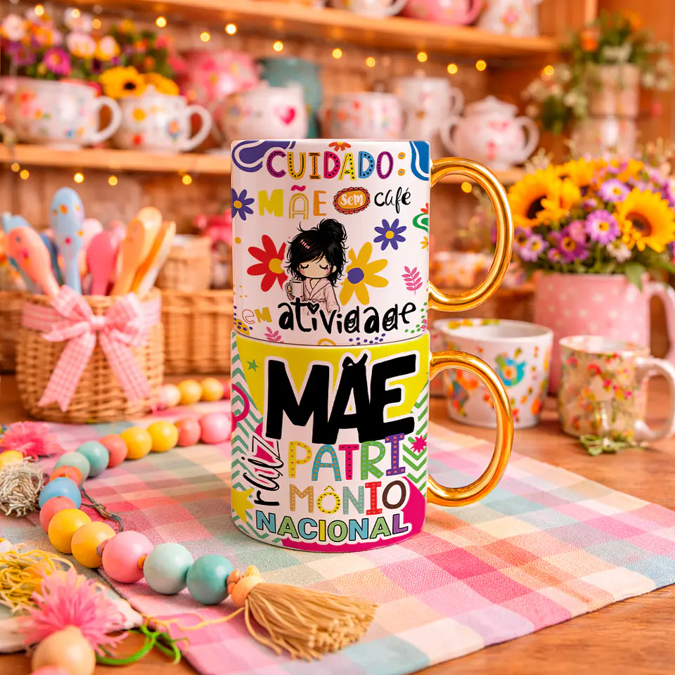 14 Artes para Caneca Dia das Mães Arquivos Editáveis  8