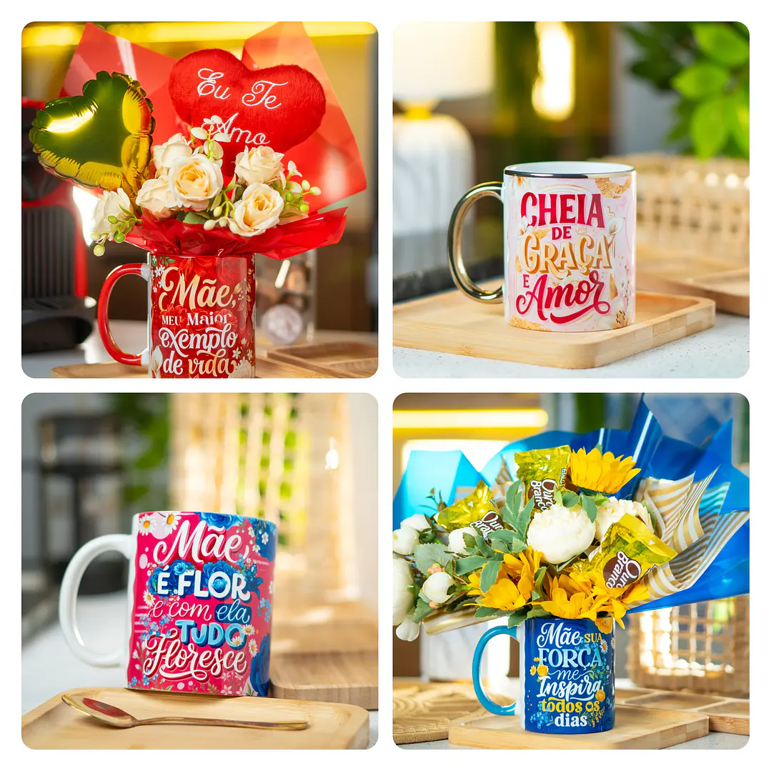 22 Artes para Caneca e Azulejo Dia das Mães Essência Arquivo em Png  2