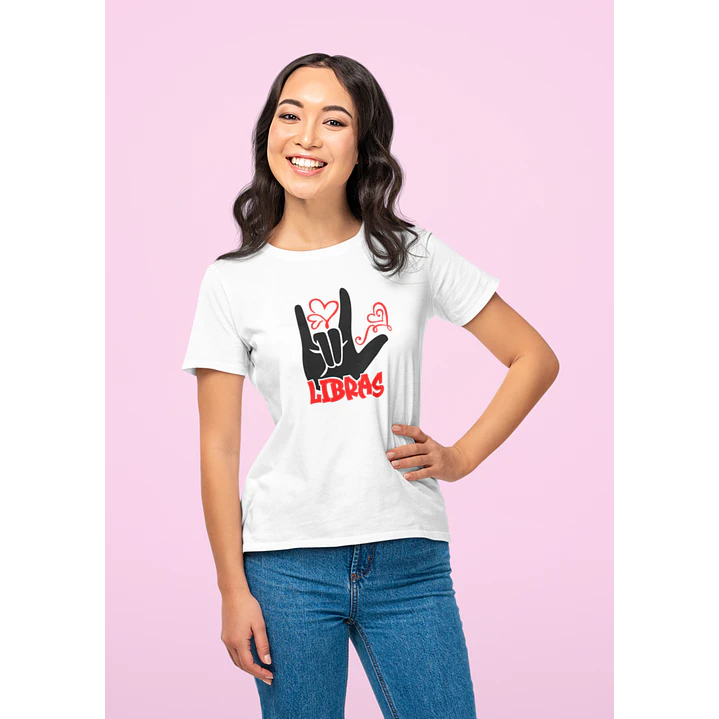 8 Artes para Camisa Texto em Libras Arquivo Editável  3
