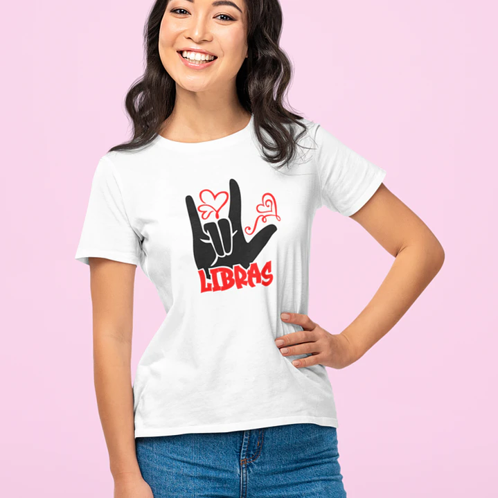 8 Artes para Camisa Texto em Libras Arquivo Editável  3