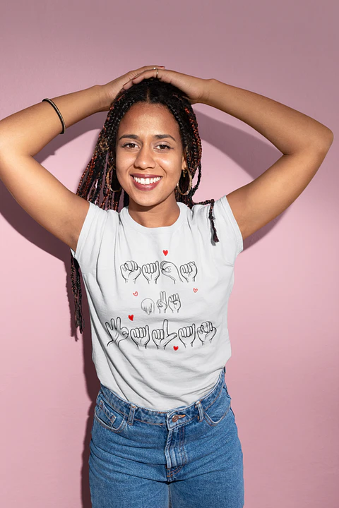 8 Artes para Camisa Texto em Libras Arquivo Editável 