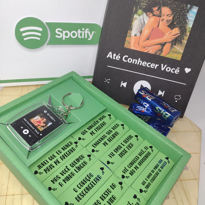 Arquivo Mimos Caixa Explosão e Quadro Spotify Arquivo em Pdf e Studio 2