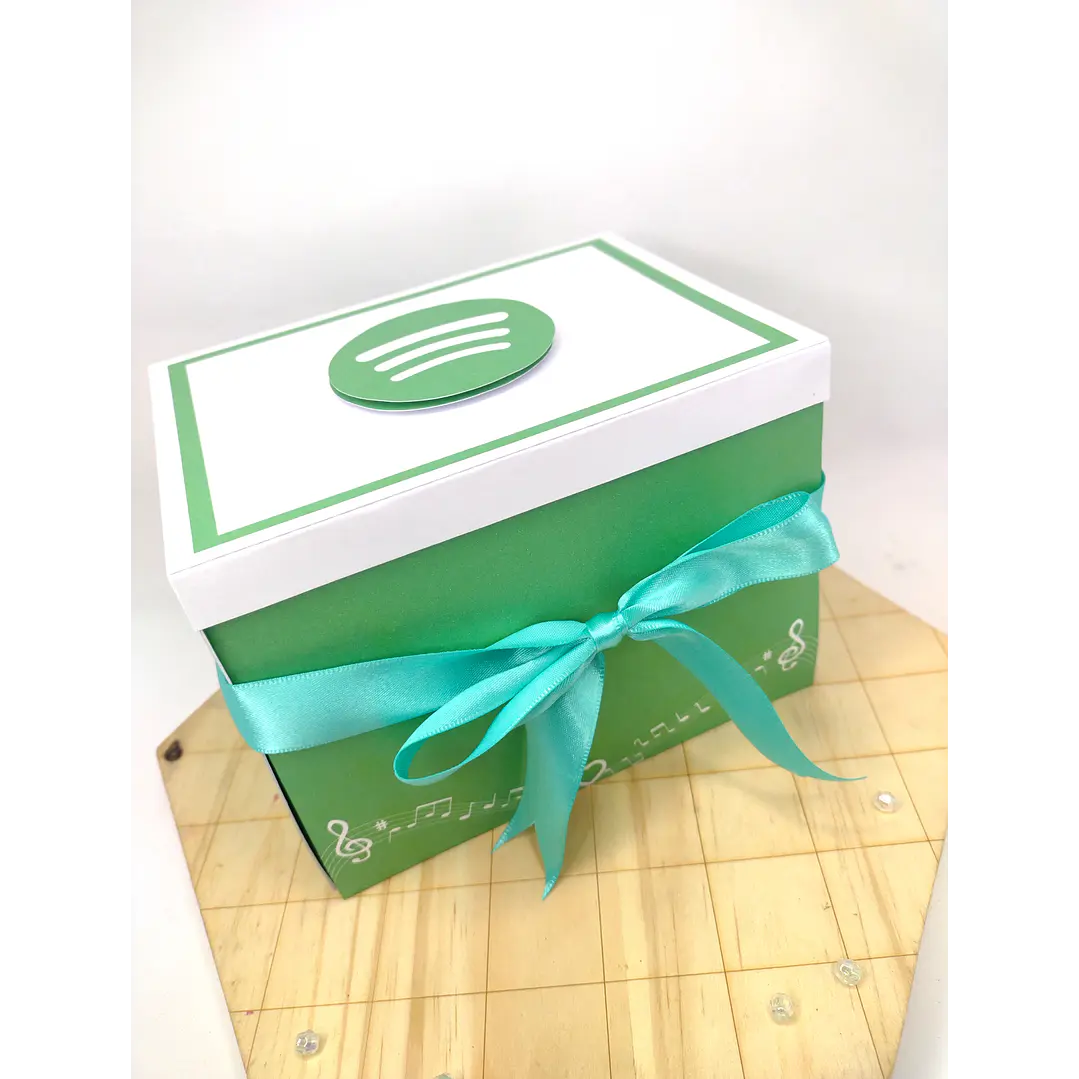Arquivo Mimos Caixa Explosão e Quadro Spotify Arquivo em Pdf e Studio 3