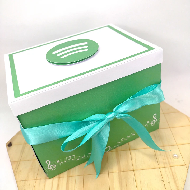 Arquivo Mimos Caixa Explosão e Quadro Spotify Arquivo em Pdf e Studio 3