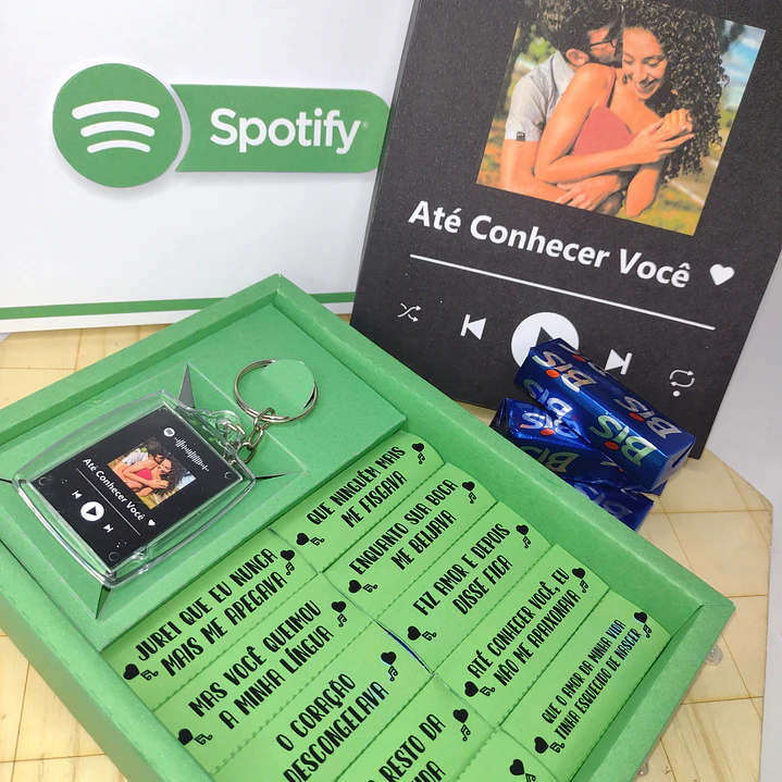 Arquivo Mimos Caixa Explosão e Quadro Spotify Arquivo em Pdf e Studio 4