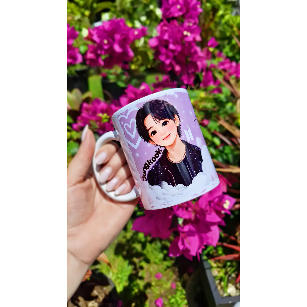6 Artes para Caneca BTS Fãs  Arquivo em Jpg 1