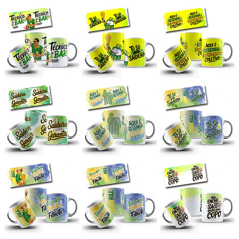 28 Artes para Caneca Copa do mundo Brasil Arquivo em Jpg 
