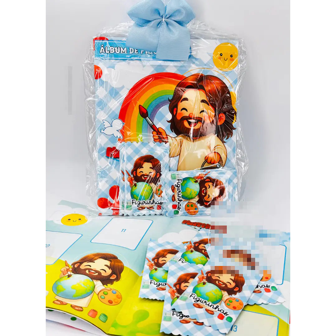 Arquivo Álbum de Figurinhas Jesus O maior Pintor do Mundo Cristão Infantil Arquivo em Pdf 2
