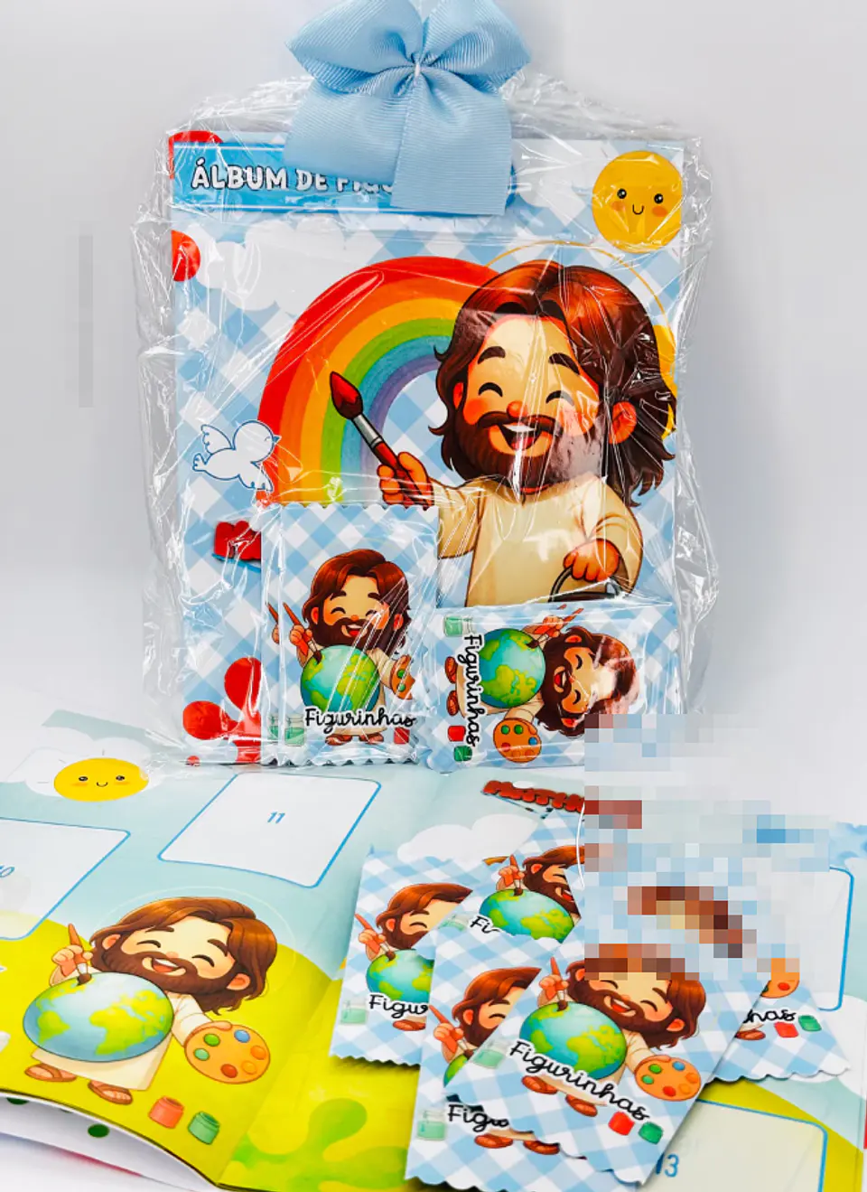 Arquivo Álbum de Figurinhas Jesus O maior Pintor do Mundo Cristão Infantil Arquivo em Pdf 2
