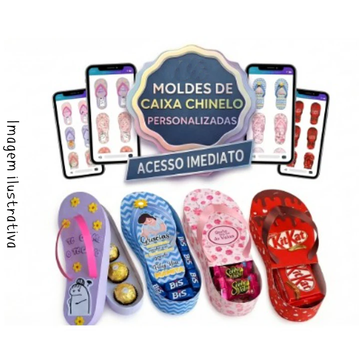 Arquivo Mimos Caixa Doces Chocolate Chilnelos Dia das Mães Arquivo em Pdf  1