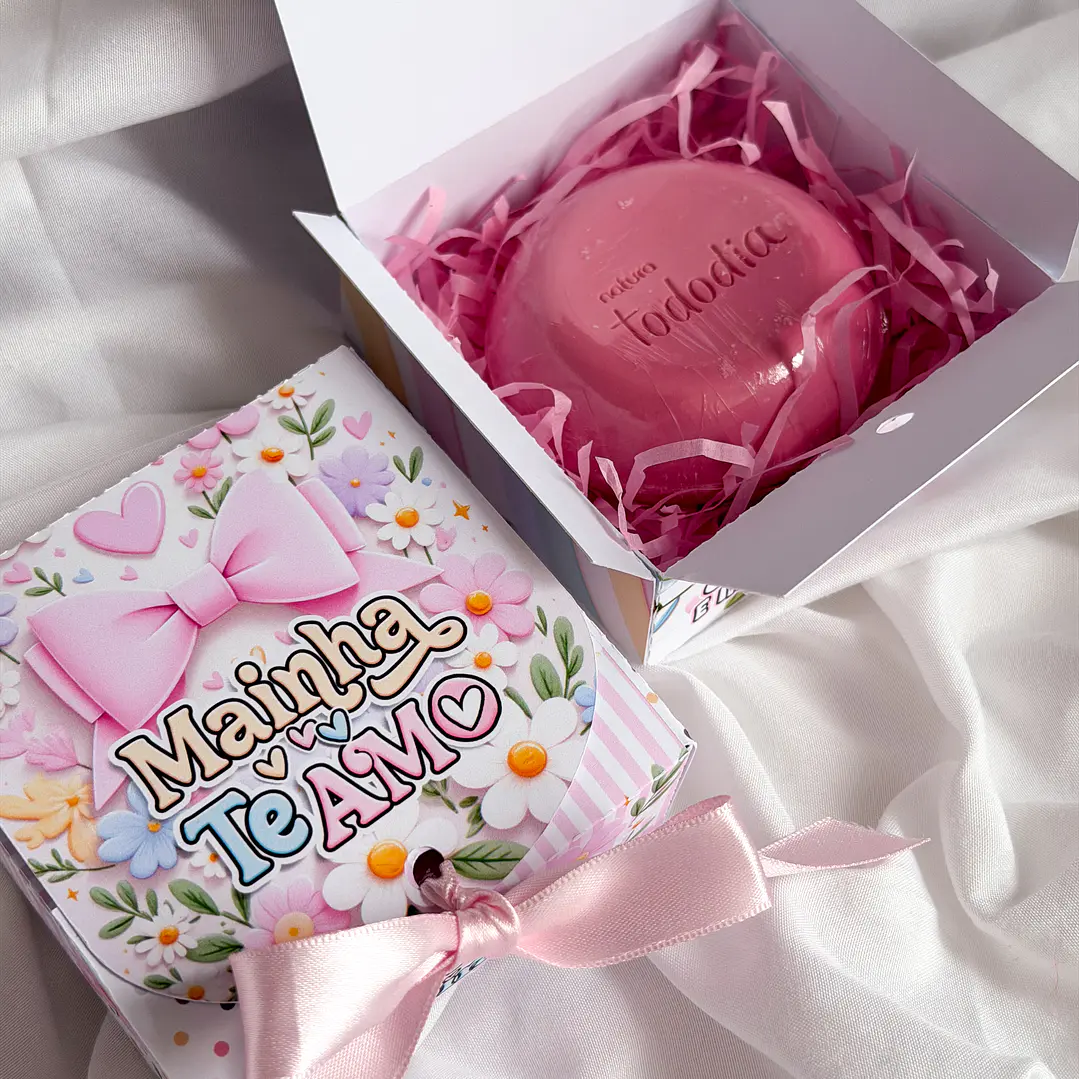 Arquivo Mimos Caixinha para Sabonete Quadrada e Card Coração Arquivo em Pdf  6