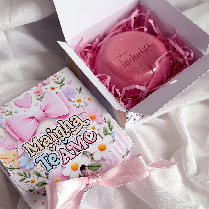 Arquivo Mimos Caixinha para Sabonete Quadrada e Card Coração Arquivo em Pdf  6