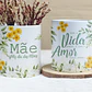 4 Artes para Caneca Dia das Mães Floral Arquivo Editável - Thumbnail 4
