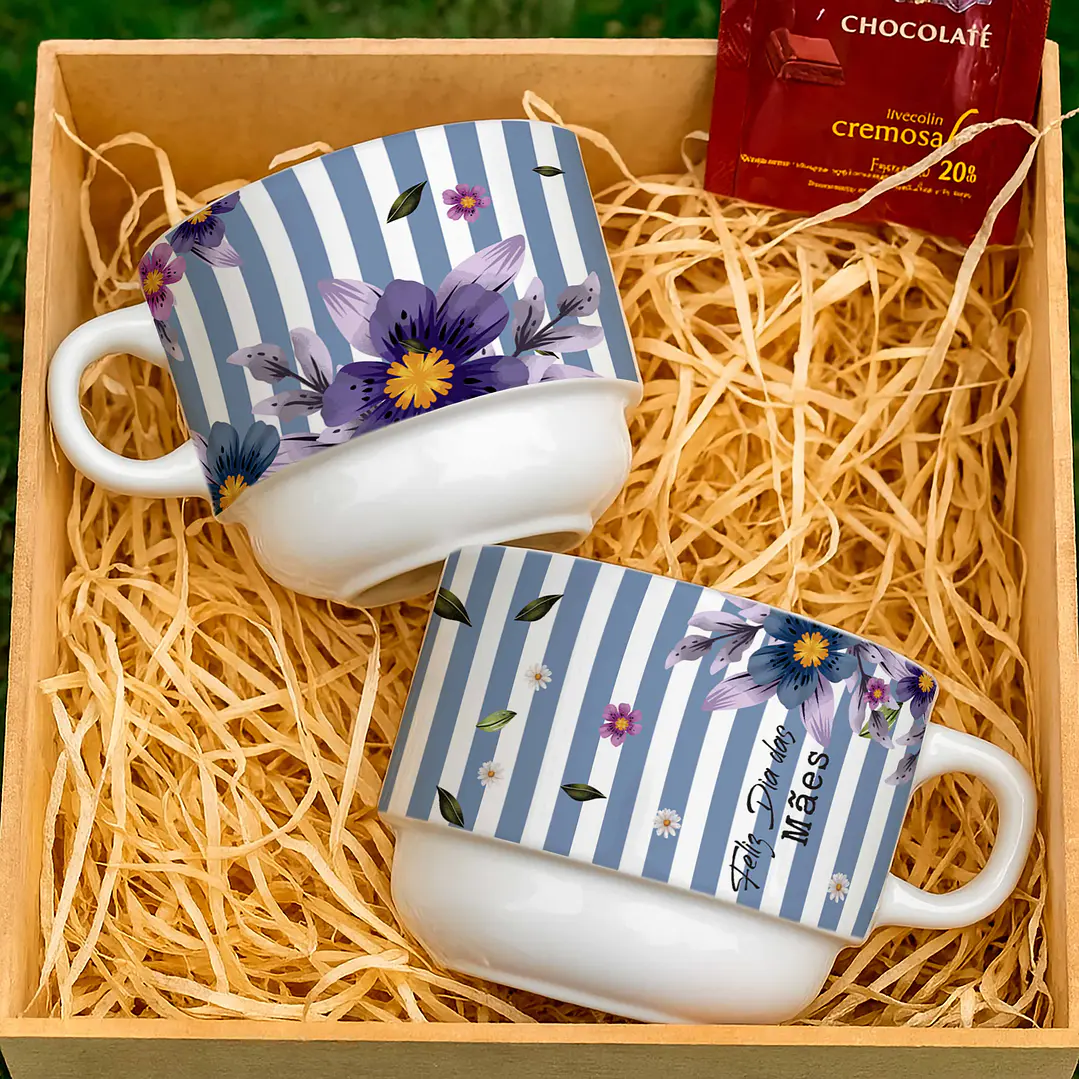 5 Artes para Caneca e Xícara Flores Do Meu Jardim Arquivo Editável 7