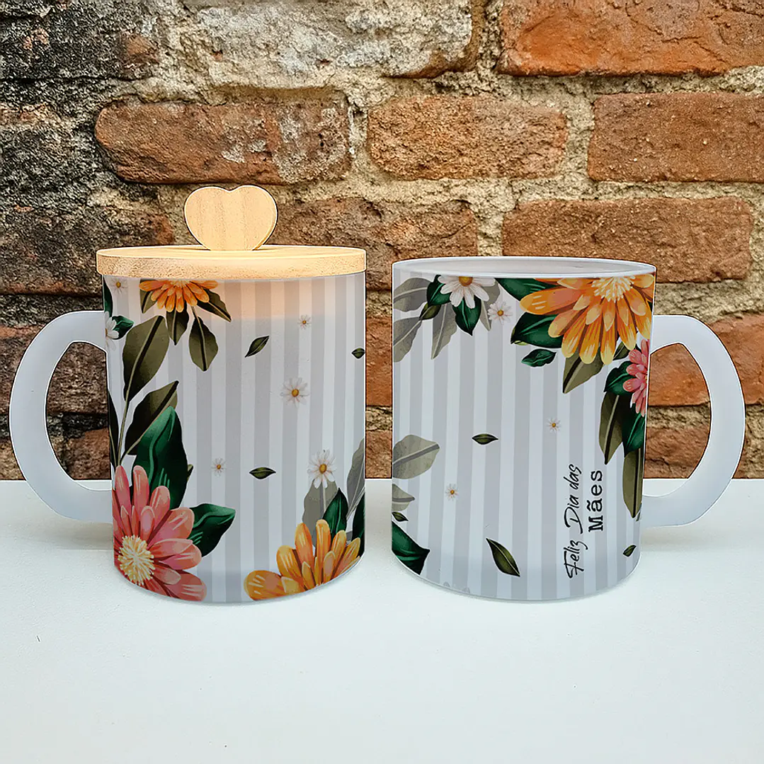 5 Artes para Caneca e Xícara Flores Do Meu Jardim Arquivo Editável 9