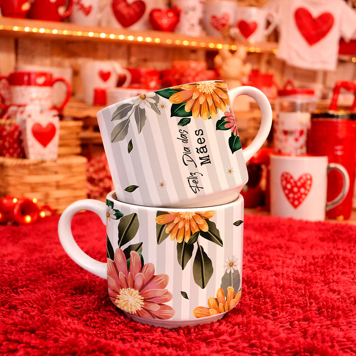 5 Artes para Caneca e Xícara Flores Do Meu Jardim Arquivo Editável 10