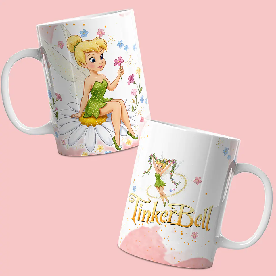 6 Artes para Caneca Peter Pan e Sininho Arquivo em Jpg  2