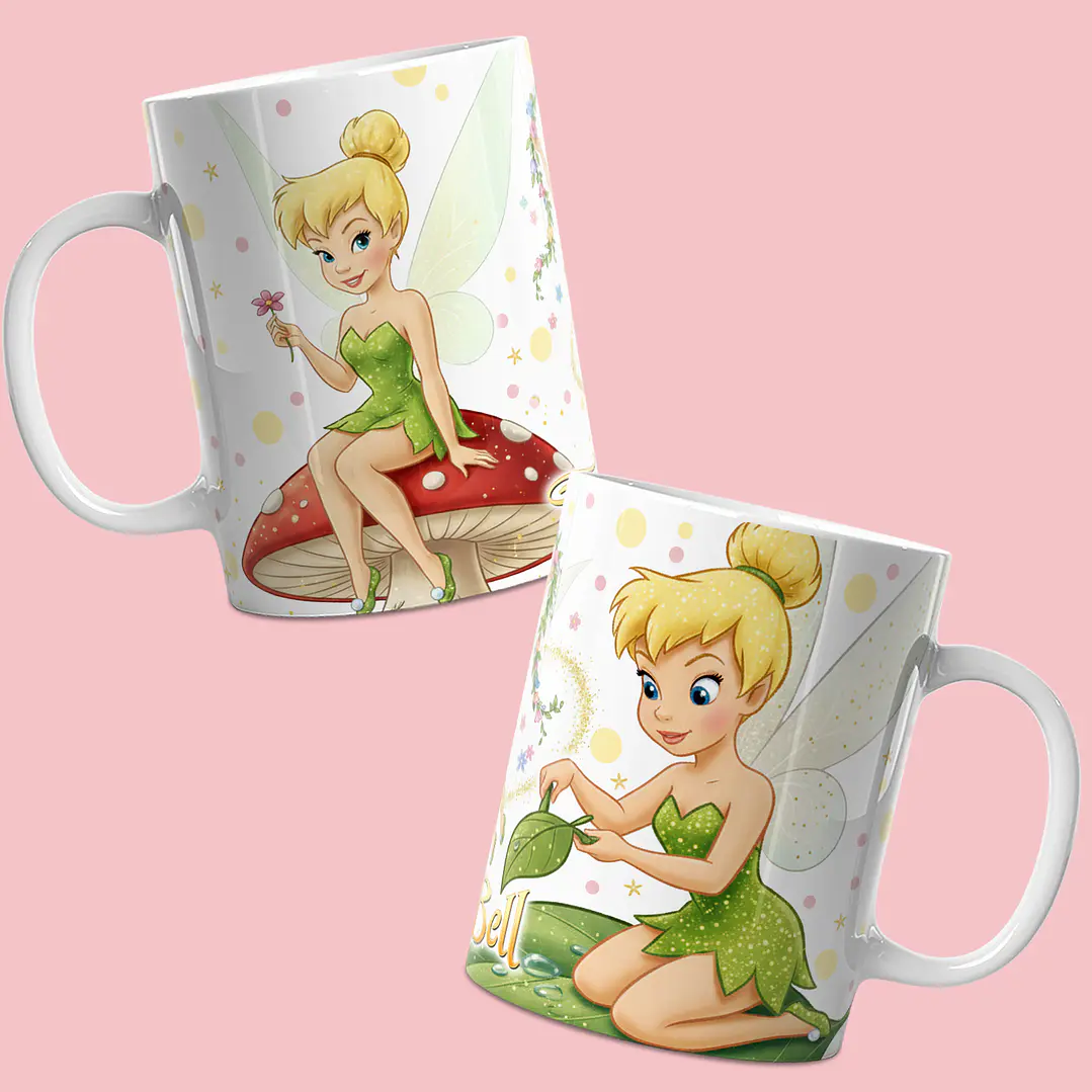6 Artes para Caneca Peter Pan e Sininho Arquivo em Jpg  3