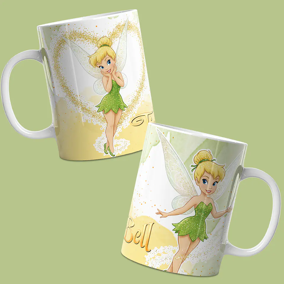 6 Artes para Caneca Peter Pan e Sininho Arquivo em Jpg  1