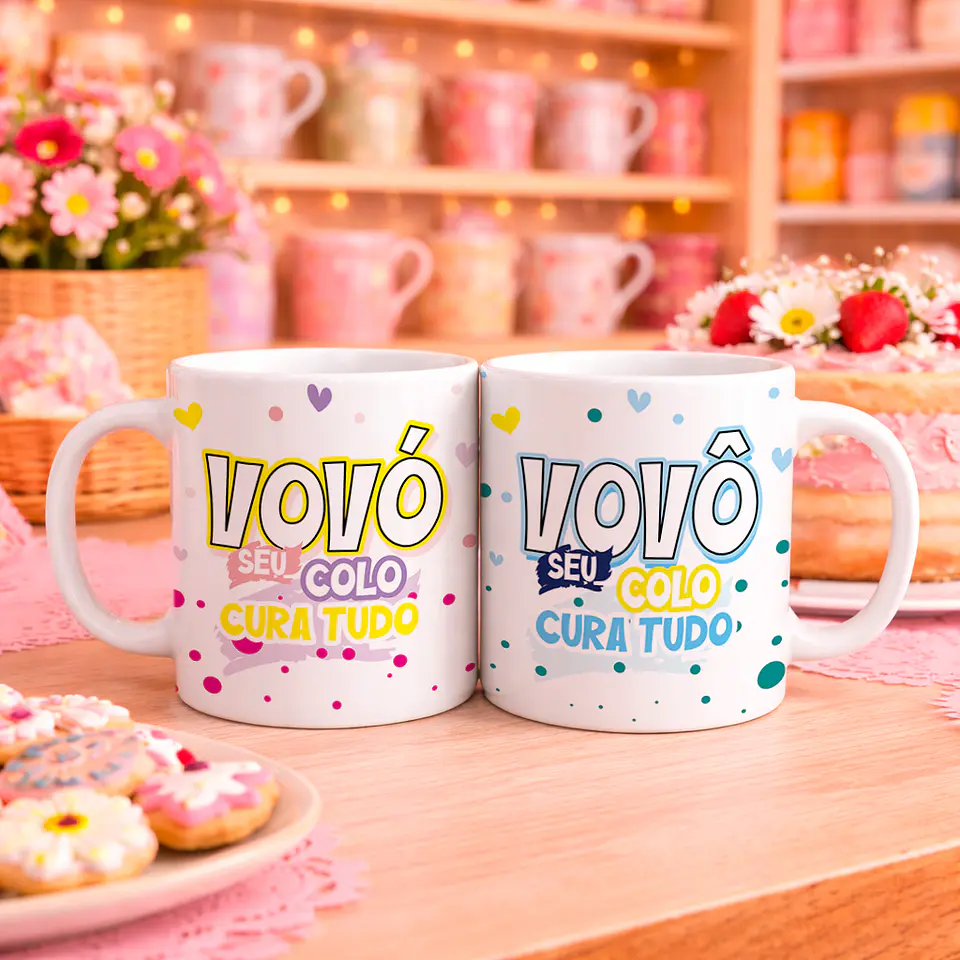 9 Artes para Caneca Dia dos Avós Arquivo Editável  7