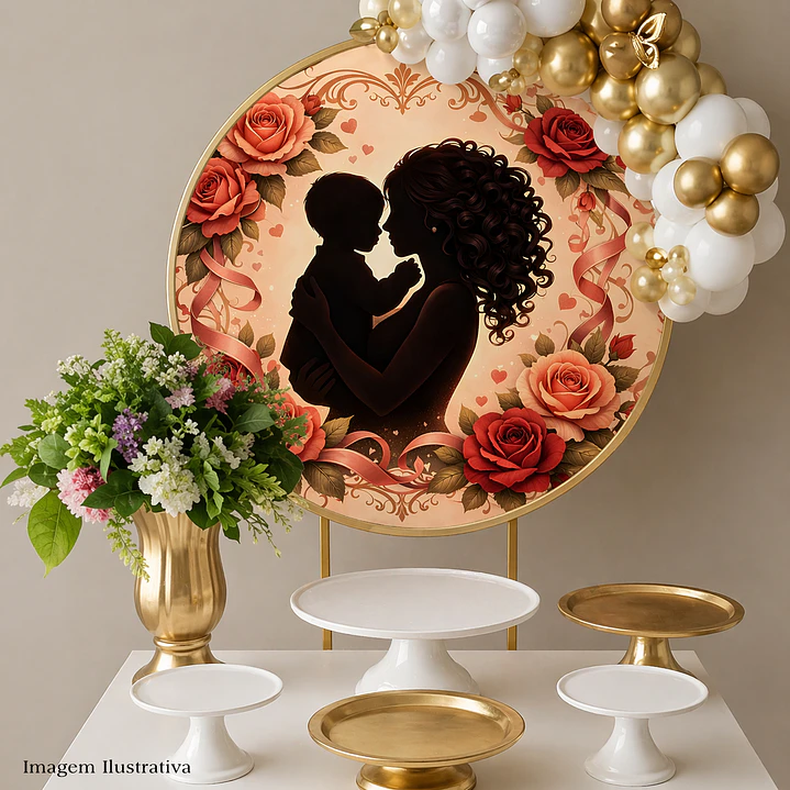 12 Artes para Painel Decoração Dia das Mães Arquivo em Jpg  3