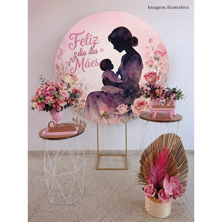 12 Artes para Painel Decoração Dia das Mães Arquivo em Jpg  6