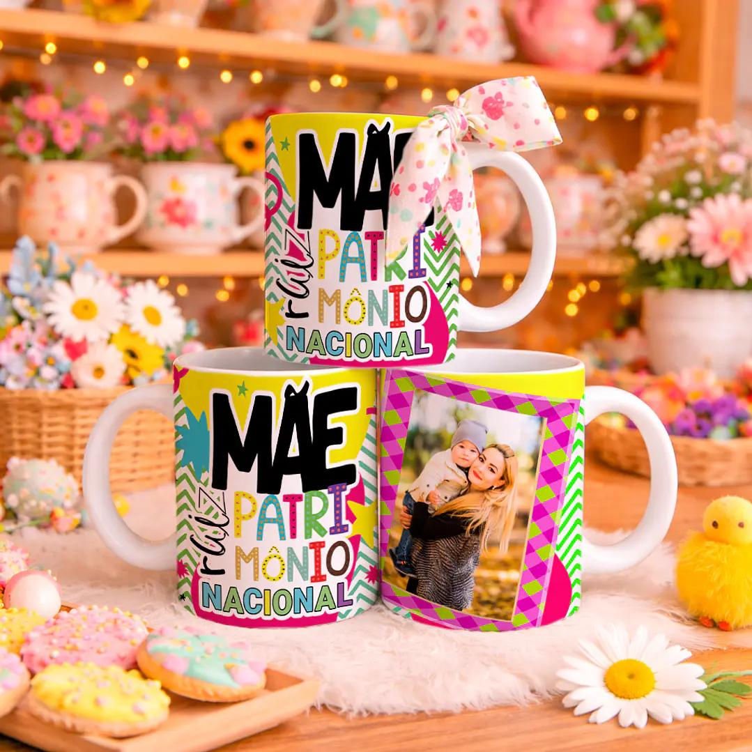 14 Artes para Dias Das Mães Colorful Arquivo Editável 6