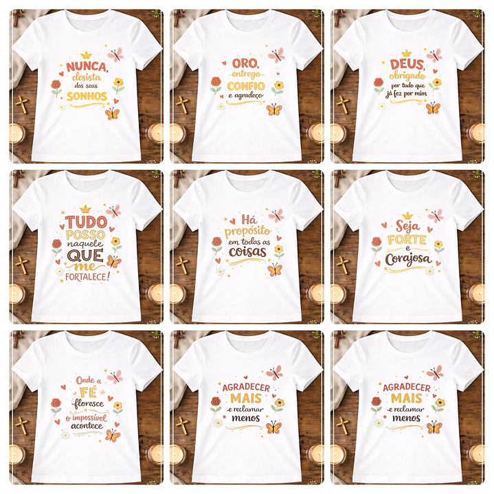 16 Artes para Caneca e Camisa Frases Religiosas Arquivo em Jpg 2