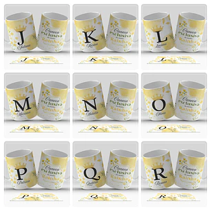 26 Artes para Caneca Alfabeto Minha Rainha Arquivo em Jpg 