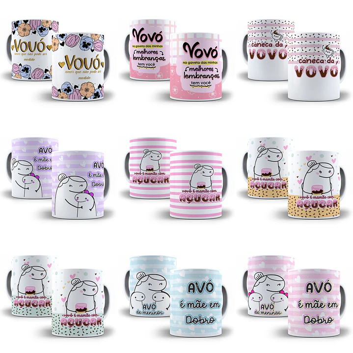 30 Artes Caneca Dia dos Avós Flork e Outros Arquivos Png 2
