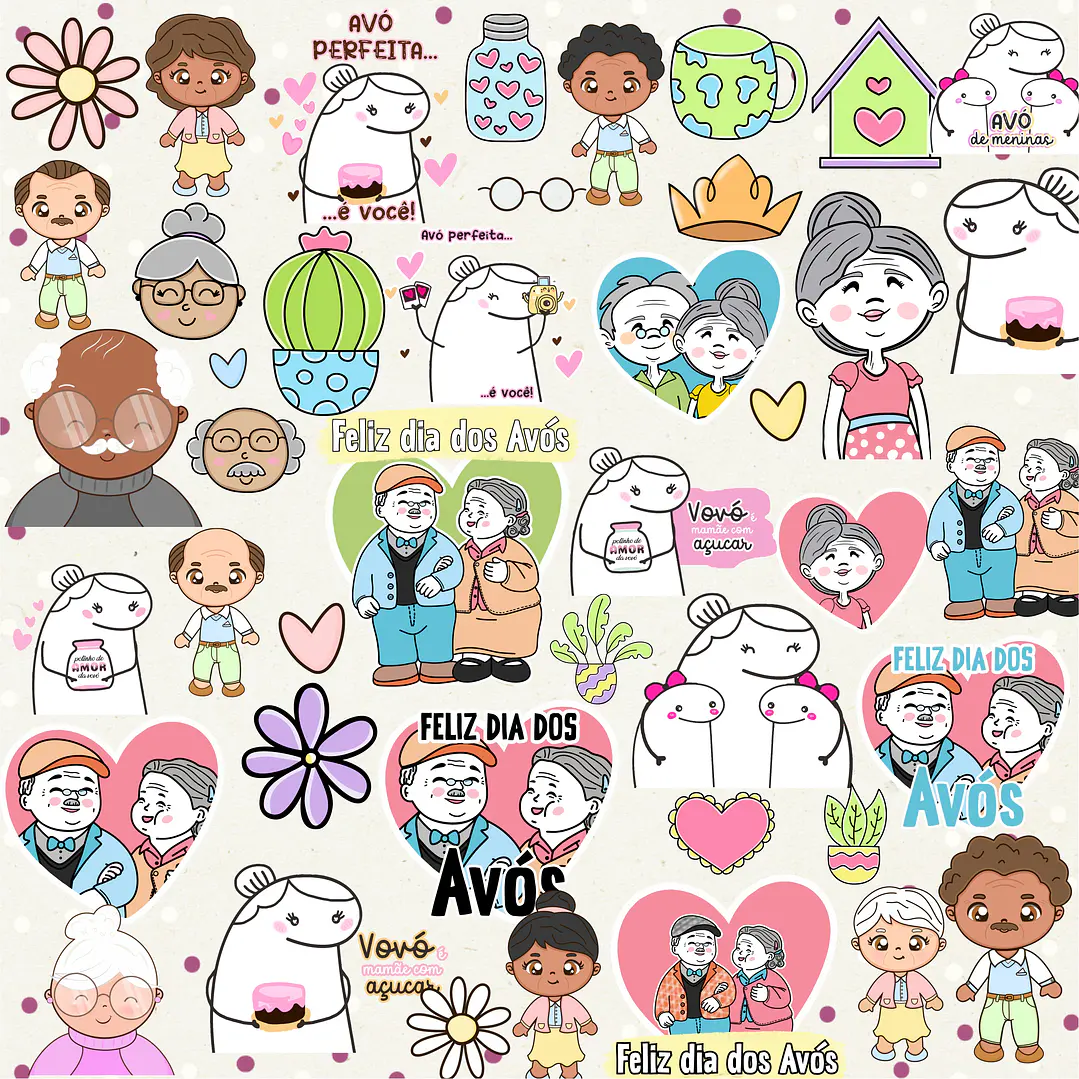 30 Artes Caneca Dia dos Avós Flork e Outros Arquivos Png 3