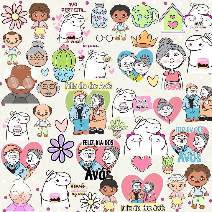 30 Artes Caneca Dia dos Avós Flork e Outros Arquivos Png 3