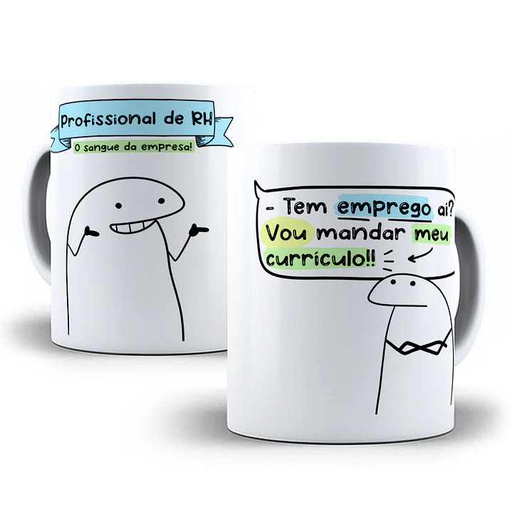 21 Artes Caneca Flork Profissões 2.0 Arquivos Sublimação Jpge 3