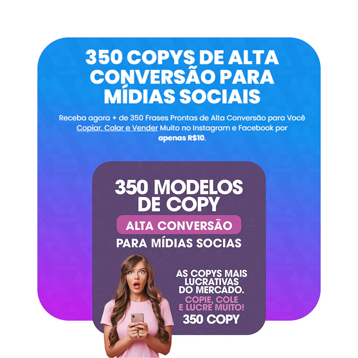 350 Copy para Vender de Alta Conversão Mídias Socias Frases Prontas 3