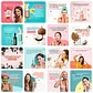 Pack Canva Cosmético Templates Editável 30 Artes + Bônus - Thumbnail 1