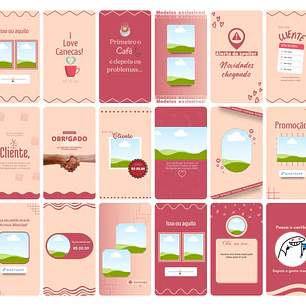 Pack Canva Sublimação Loja de Personalizados Templates Editável 120 Artes Storie