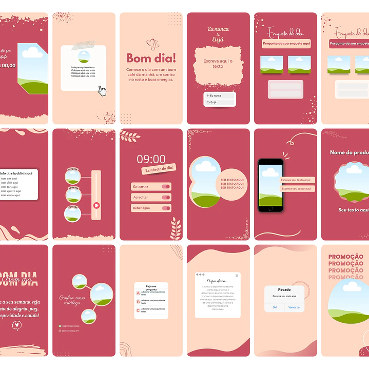 Pack Canva Sublimação Loja de Personalizados Templates Editável 120 Artes Storie 3