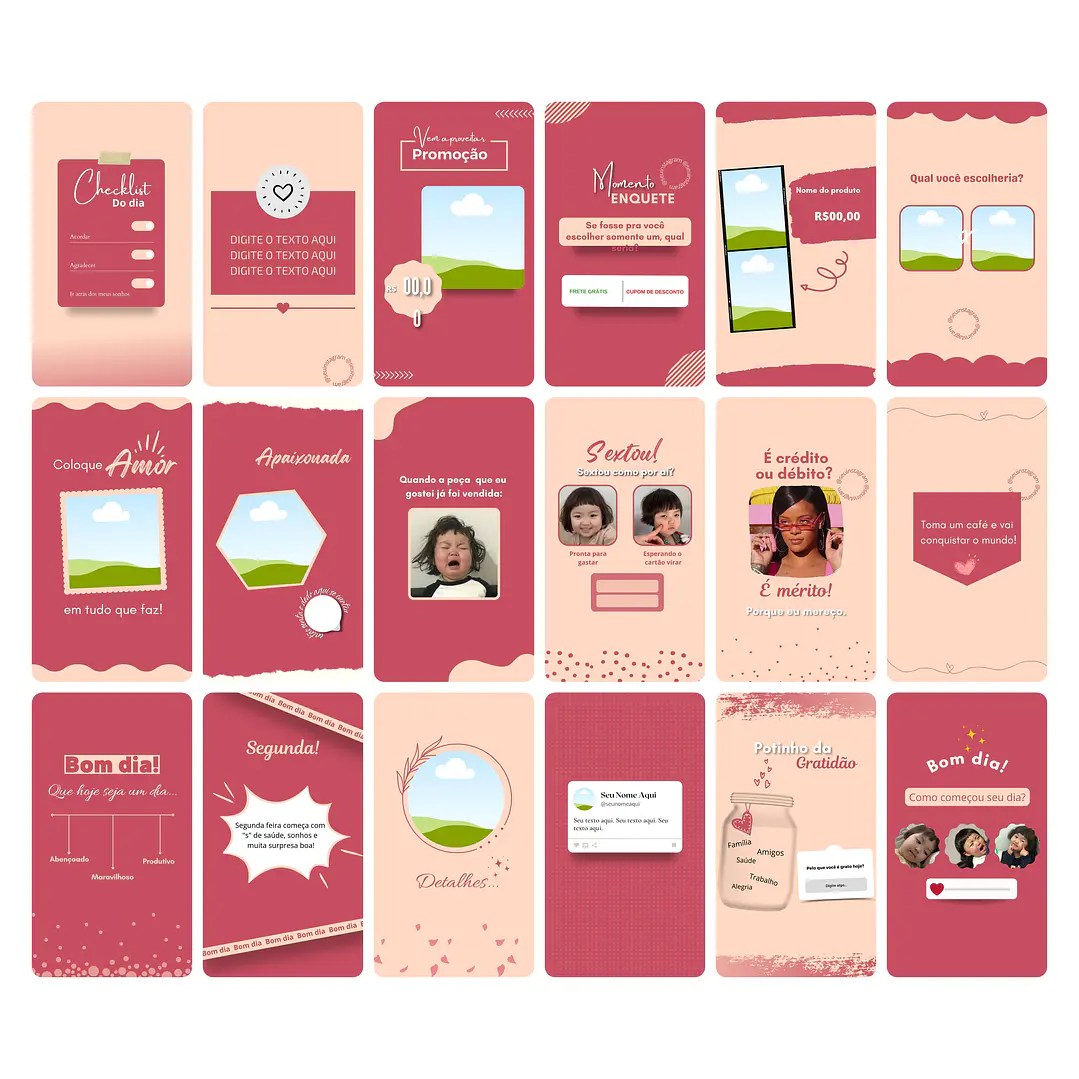Pack Canva Sublimação Loja de Personalizados Templates Editável 120 Artes Storie 5