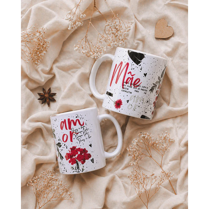 Artes para Caneca Deus é bom o tempo todo Dia das Mães em Png 1