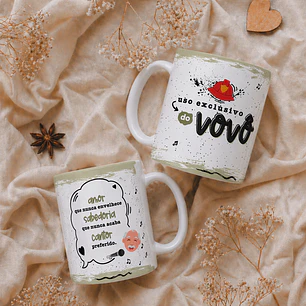Artes para Caneca Exclusivo do Vovô em Png