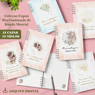 13 Artes para capas Profissões Saúde Mental em Jpg