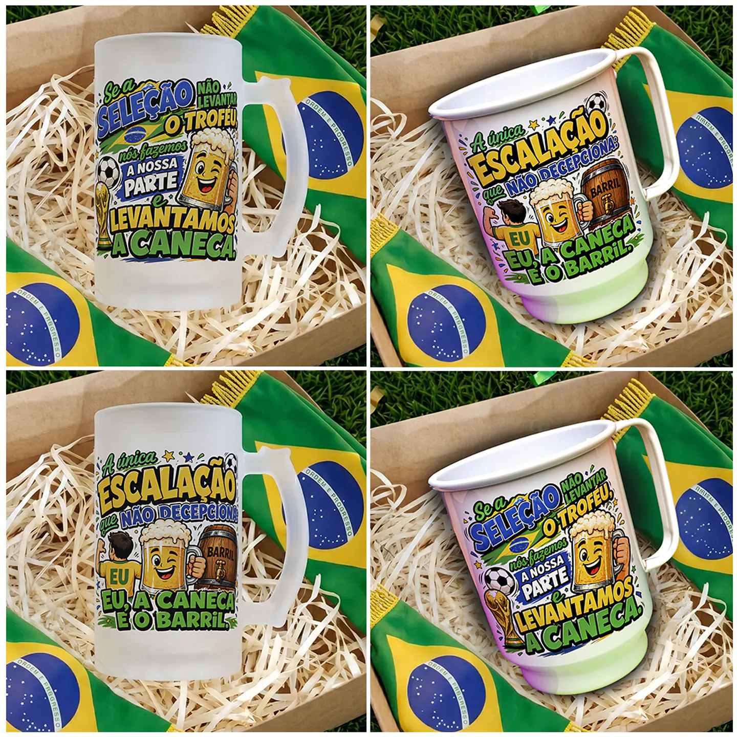 16 Artes para Caneca Copa Brasil 2026 RUMO AO HEXA Arquivo em Jpg 5