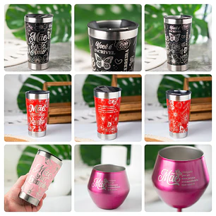 Artes para Sublimação a Laser Dia das Mães Arquivo em png