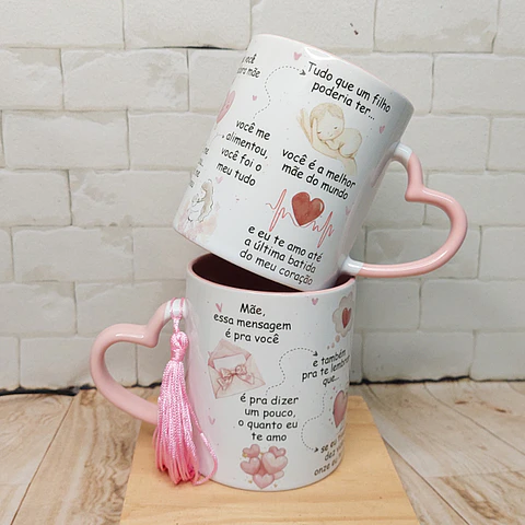 Artes para Caneca Mãe, essa mensagem é pra você em Png