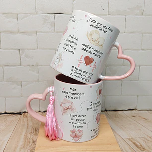 Artes para Caneca Mãe, essa mensagem é pra você em Png