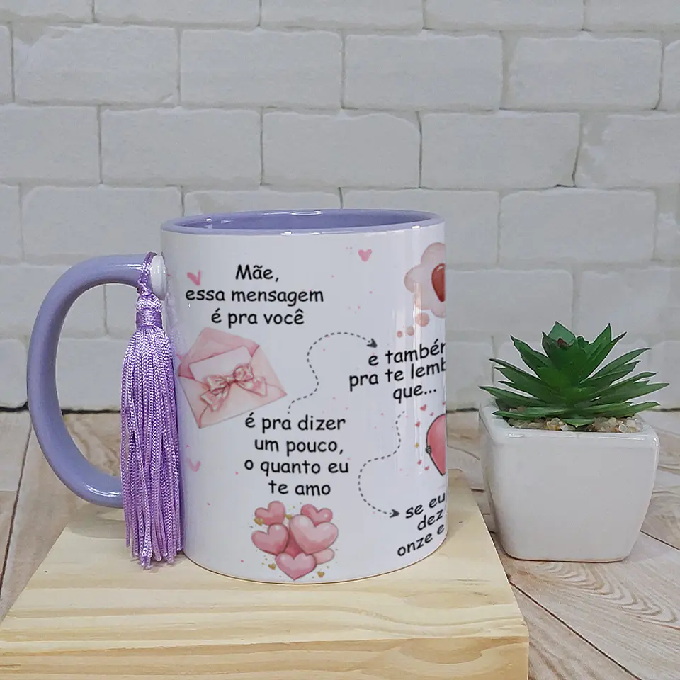 Artes para Caneca Mãe, essa mensagem é pra você em Png 3