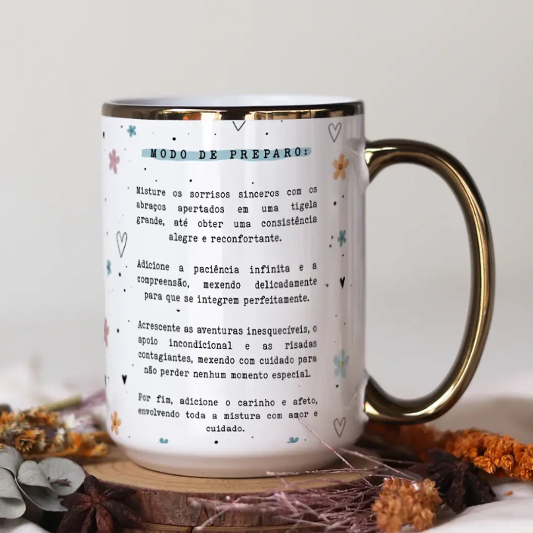 Artes para Caneca Receita do Amor em Png 2