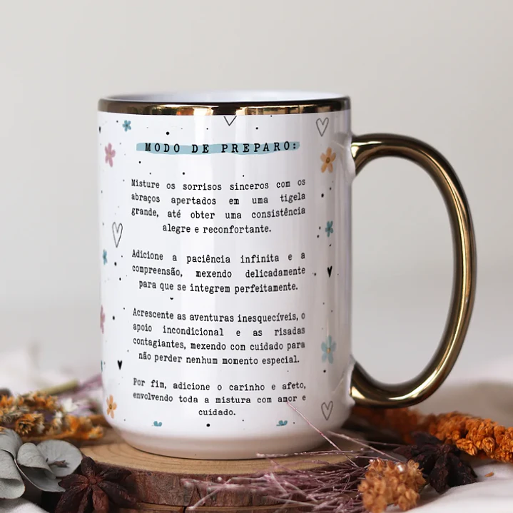 Artes para Caneca Receita do Amor em Png 2